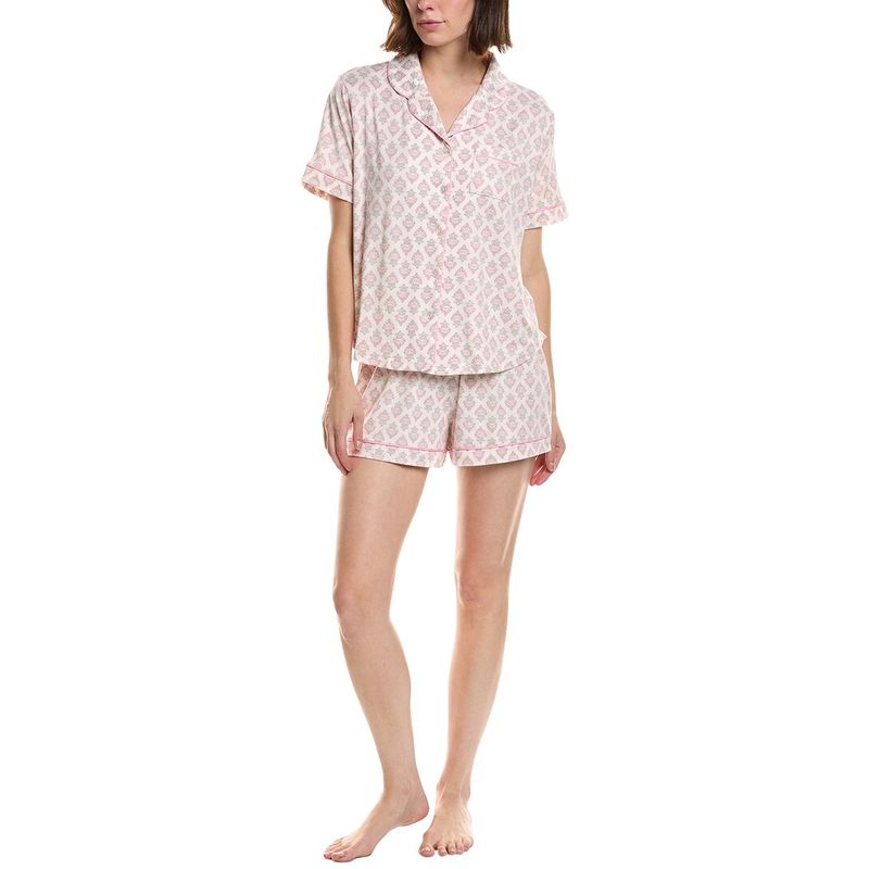 Flora By Flora Nikrooz Womens 2pc Printed Sleep Set